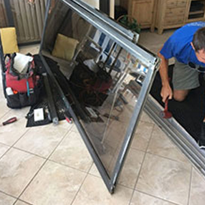 sliding glass door frame repair Hilmar-Irwin